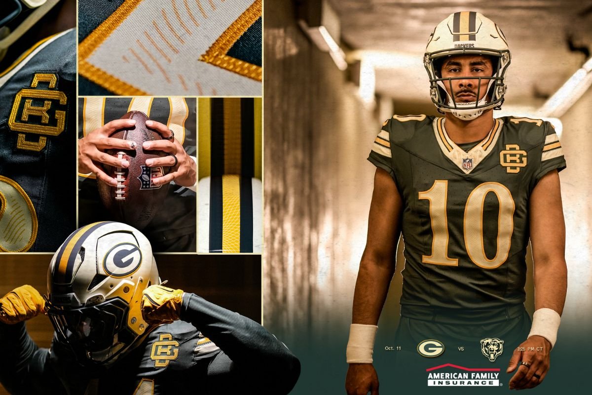 O Green Bay Packers revelou nesta terça-feira, 25 de agosto, seu novo uniforme Rivalries, criado pela Nike em parceria com a NFL para a temporada 2026
